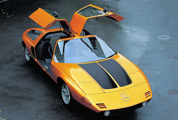 The 1969 Mercedes C111 was a research project undertaken by Mercedes to 