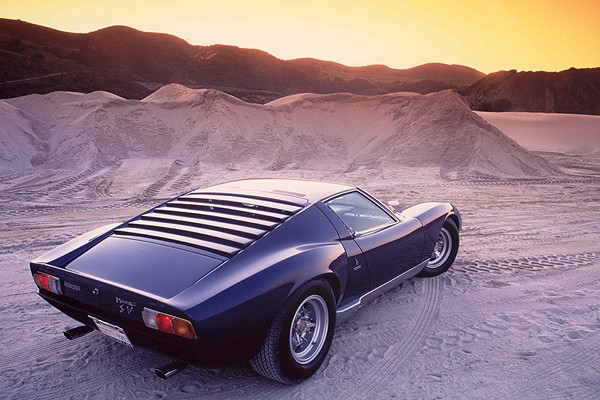The Lamborghini Miura was designed by Marcello Gandini of Bertone