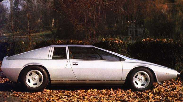 Bellow is a picture of Colin Champan, with the Lotus Esprit concept car.