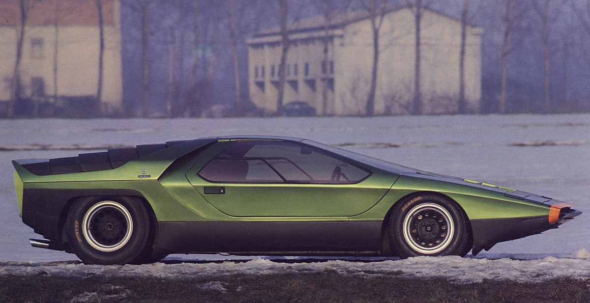 Supercars and Concept cars of the late 1960s and early 1970s