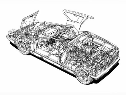 1969_Mercedes_C111_Cut_through